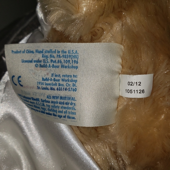 BUILD-A-BEAR WORKSHOP BRIDE AND GROOM BEARS - Picture 7 of 9